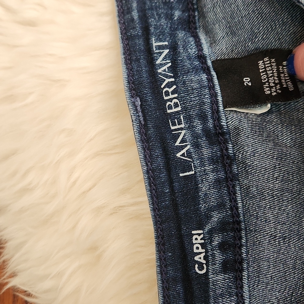 Lane Bryant Dark Wash Capris - Picture 3 of 4